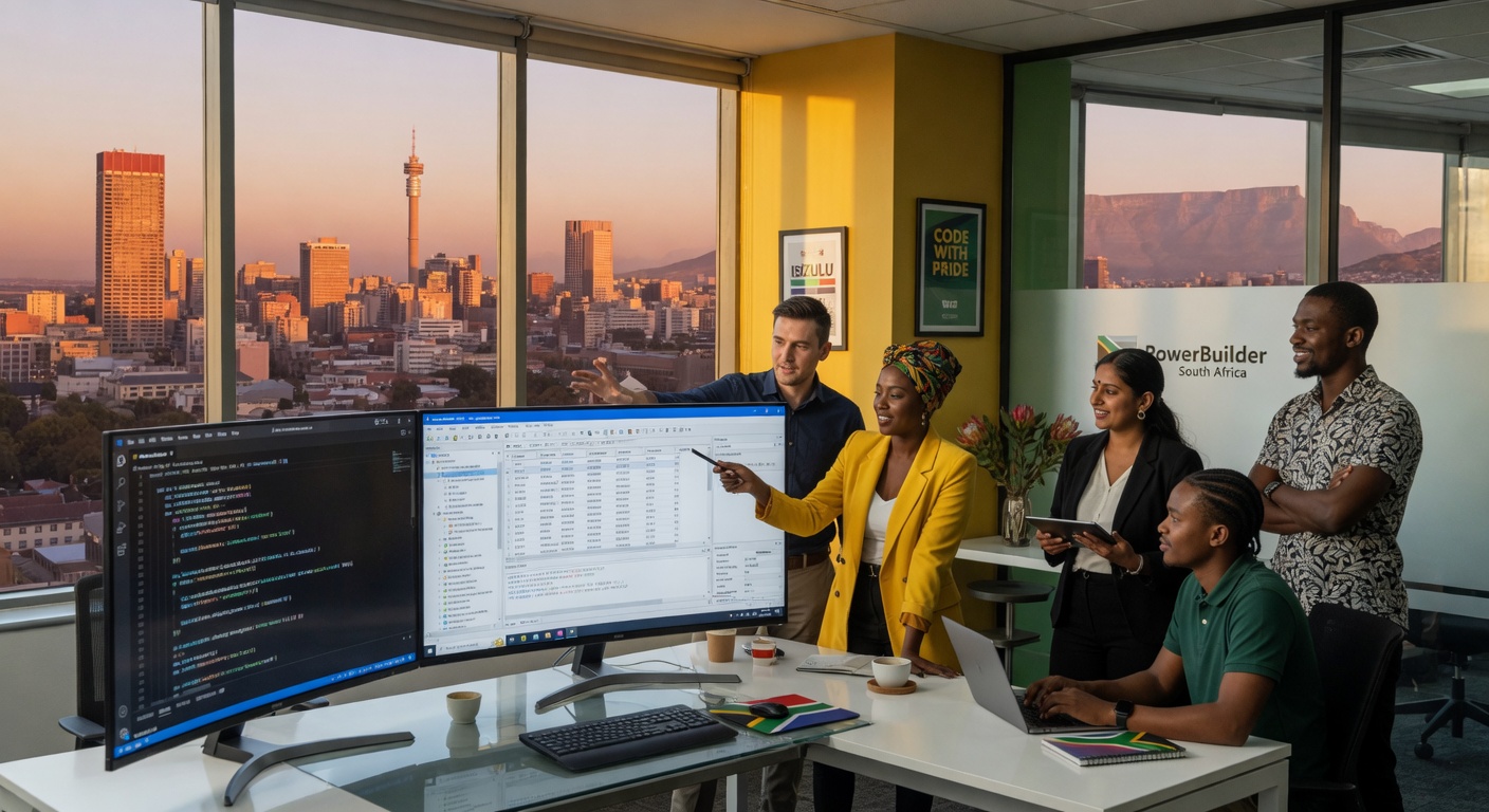South African enterprise team using PowerBuilder